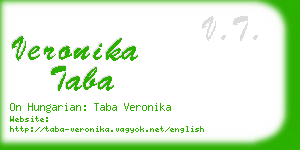 veronika taba business card